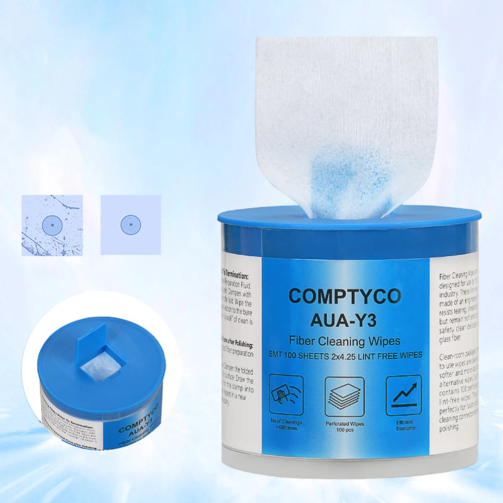 

Cleaning Wipes Wiping Paper 1PC 9.5×5cm Clean Dust-free Fiber Optical Recyclable Time Over 600+ For Instruments
