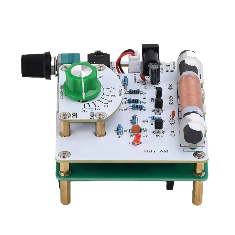 Adjustable Frequency AM Radio Transmitter Board 525-1605kHz DIY Audio Transmit Module DC Powered Circuit DIY Accessories