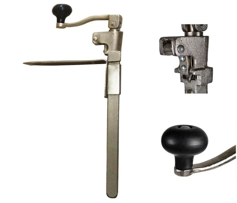

Tabletop Heavy Commercial Can Opener #1 Large Size Cast Iron Steel Manual Can Opening Tool