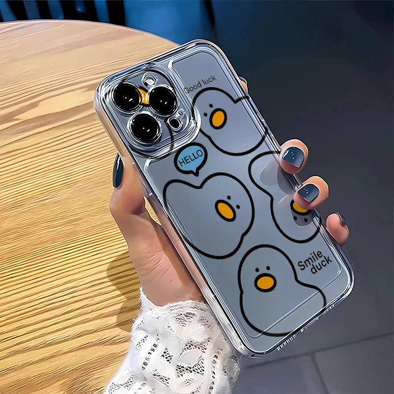 Niedliche Enten-Handyhülle für Samsung Galaxy Note 20 S23 S24 S25 S22 S21 Plus Ultra A15 A16 A35 A34 A55 A54 A53 5G Cover – Detail 3