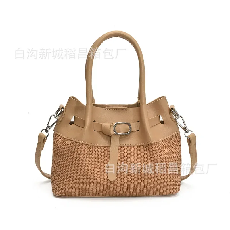 

Стильная женская мини-сумка-ведро 2025 года, шикарная роскошная сумка через плечо под мышками, модная летняя сумка через плечо для повседневной жизни