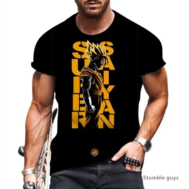 لعبة دراغون بول زد التي شيرت الرجال فيغيتا ملابس قصيرة الأكمام الكرتون سوبر سايان تي شيرت جيرسي الشارع الشهير 2025 الصيف غوكو Gmy القمم