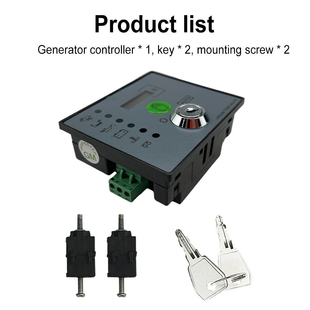 

Generator Controller LCD Counting Automatic Start Car Control Module