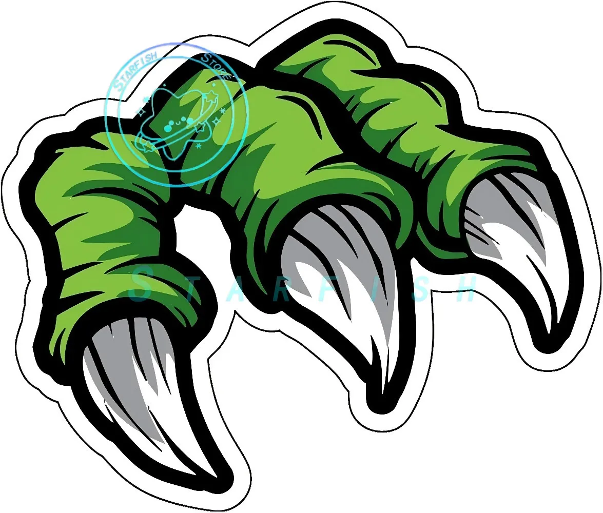 

WickedGoodz Dinosaur Claw Stickers - Dinosaur Stickers Suitable for Laptops Cars Trucks PVC Material Waterproof and Sunscreen