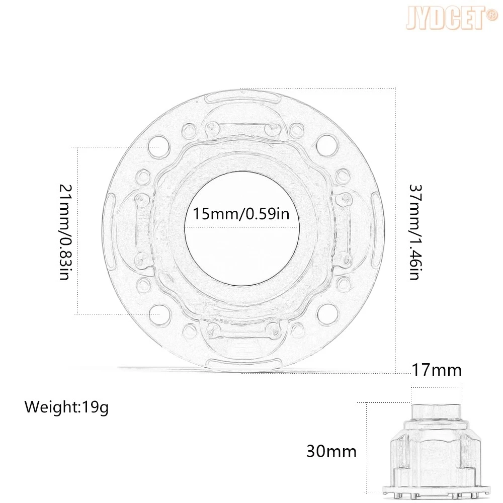 #7781 #7781X Aluminum Differential Diff Case Upgrade Parts for RC Crawler Car Traxxas 1/5 X-Maxx 77076 6S