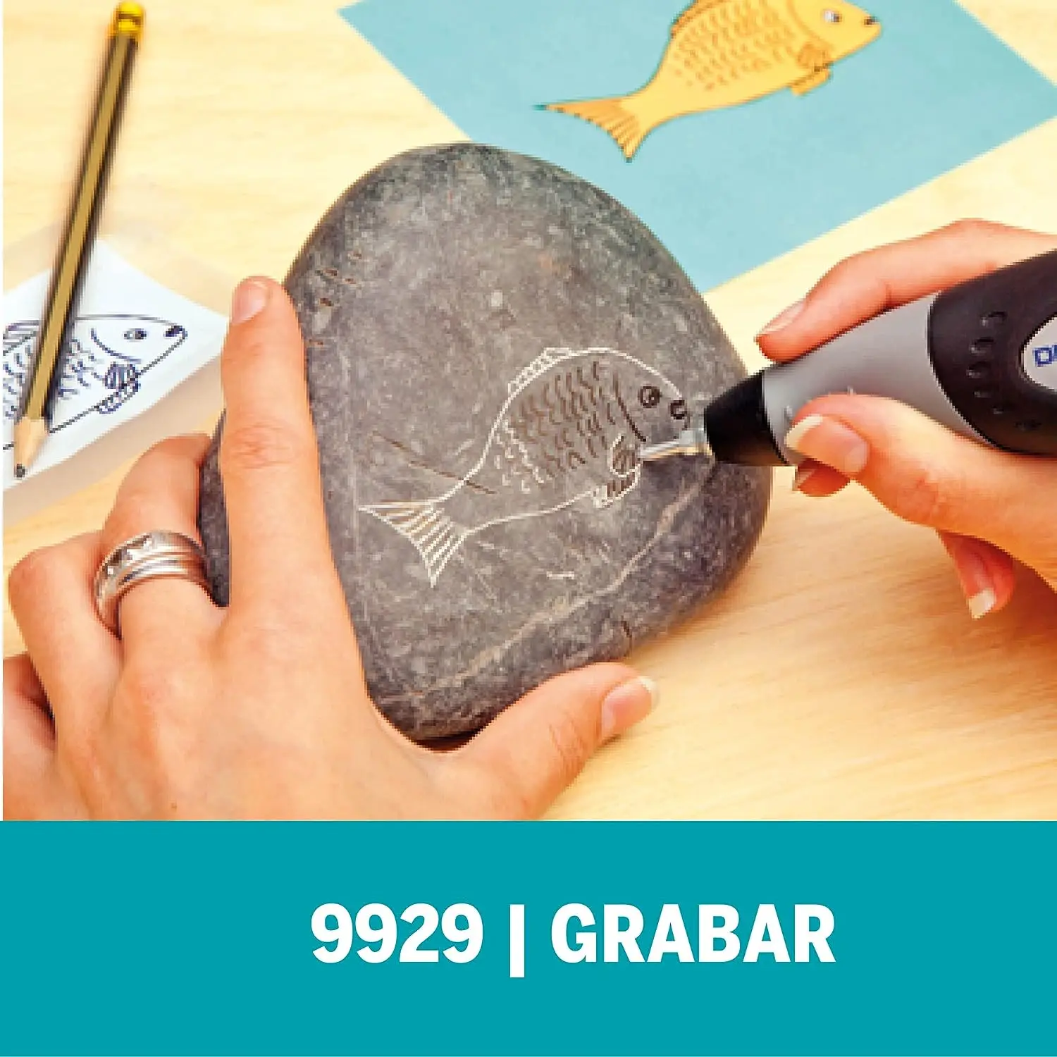 Imagem -05 - Dremel 9929 Ferramenta Giratória do Ponto de Gravura do Diamante Bit Gravador para Gravar Metal Vidro Madeira Trabalhar com a Caneta Dremel 290