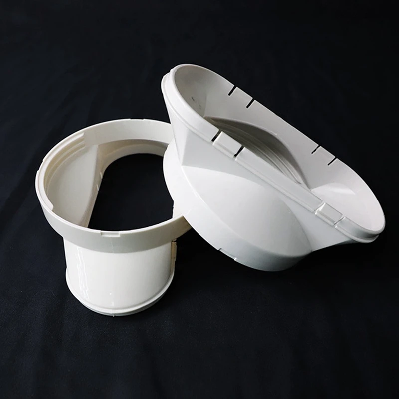 Flachdüsen-Schnittstelle, 130 mm, mobile Klimaanlage, Auspuffrohr-Schnittstelle, Zubehör für flache Düsenverbindungen