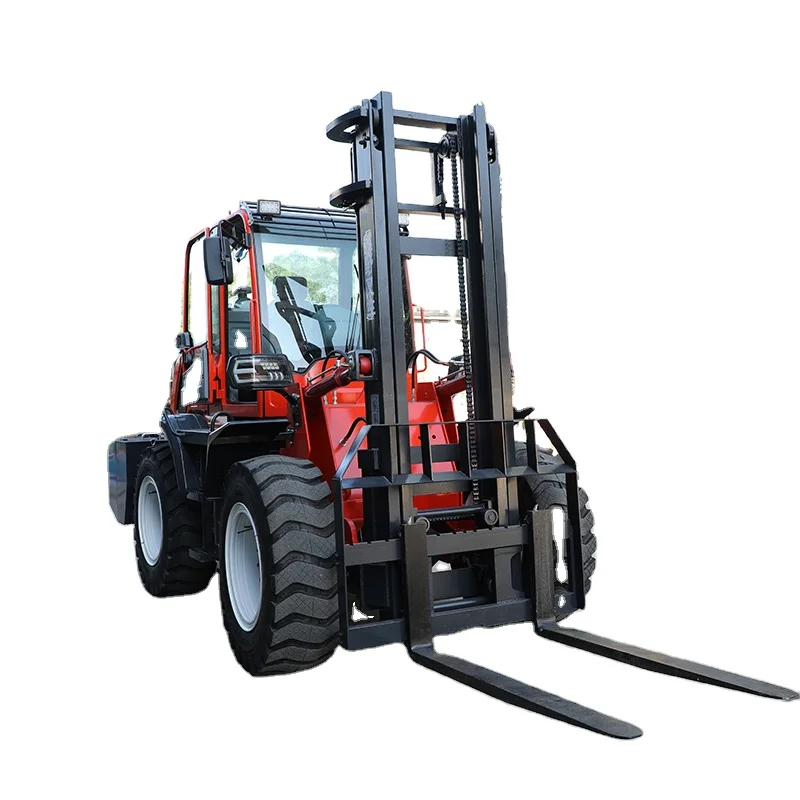 4 Wheel Drive Off-road Forklifts Rough Terrain Forklift 4x4 off Road Forklift