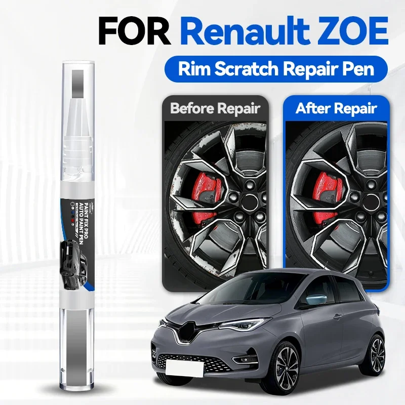 

Ремонтный карандаш для краски Renault ZOE 2012-2025 X98 X10, средство для удаления царапин, аксессуары для авто, черный, белый, прозрачный