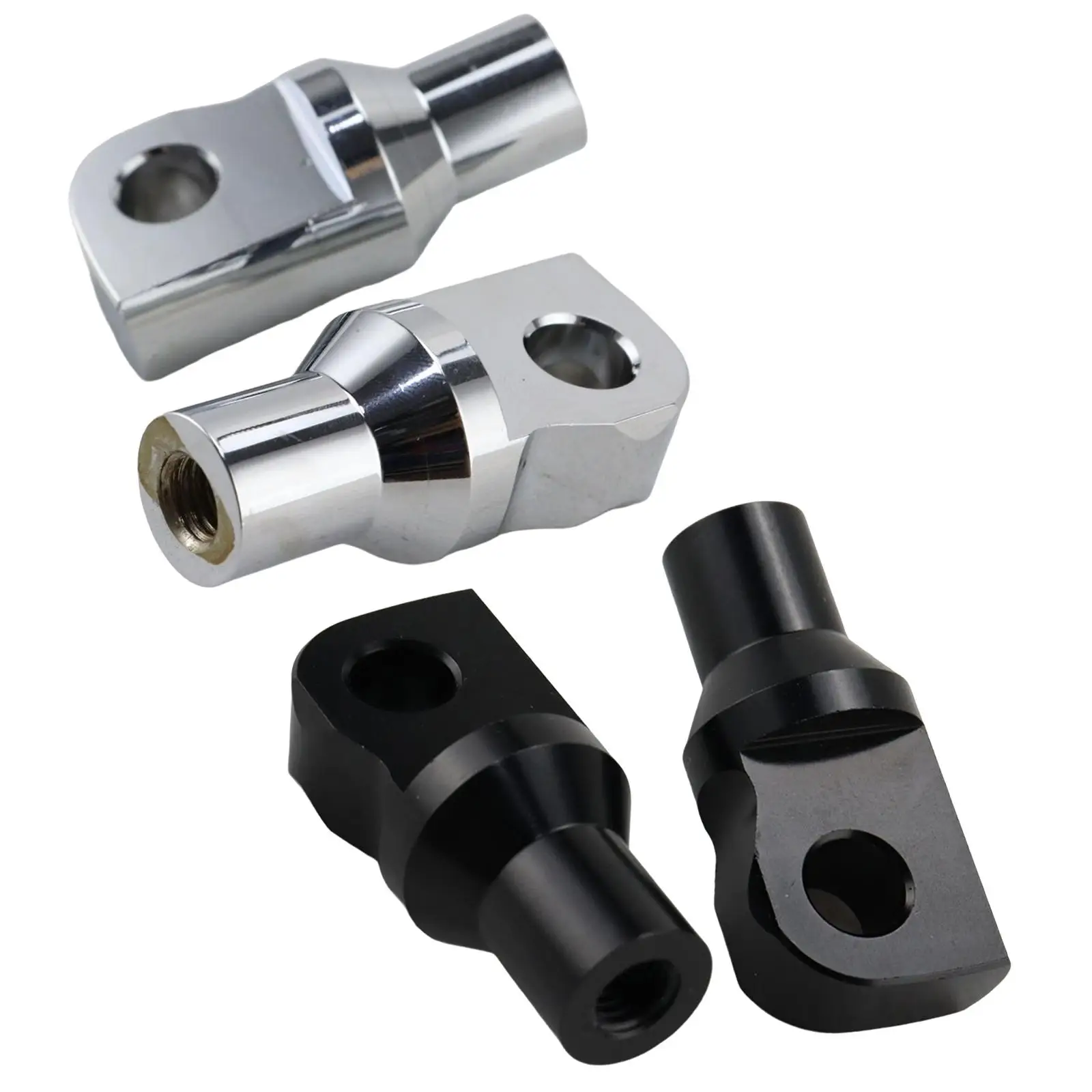 2 Pieces Foot Pegs Mountings Adapter for Male Pegs Mounting