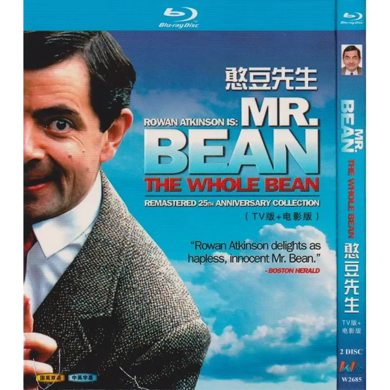 

Blu-ray British Comedy Film Mr Bean Plus TV Series High Definition 1080P 2BD Disc Non DVD Disc