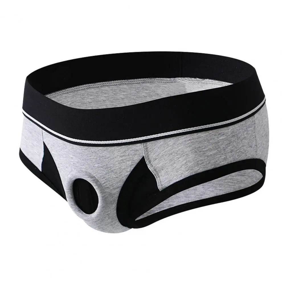 سراويل داخلية للرجال مع حقيبة ثلاثية الأبعاد مريحة تناسب سراويل داخلية عالية المرونة قابلة للتنفس ملابس داخلية ذات أسلاك ناعمة للرجال
