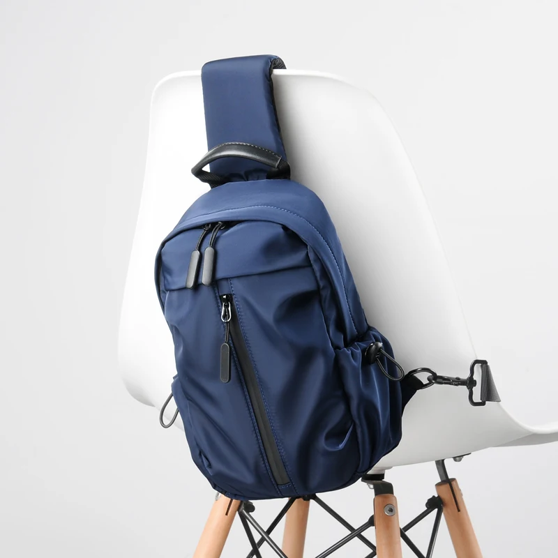 

Niche fashion waterproof shoulder bag, practical large capacity outdoor crossbody bag, multifunctional sports and chest bag