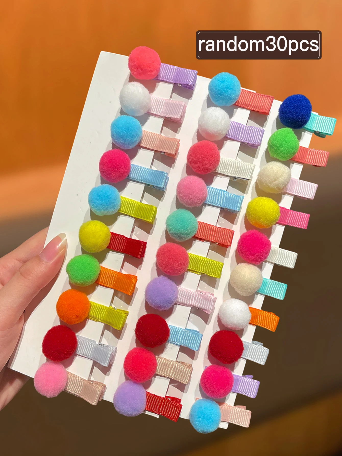 30 peças aleatórias estilo feminino, fofo e redutor de idade, adequado para uso diário, acessórios de cabelo femininos e grampos de cabelo