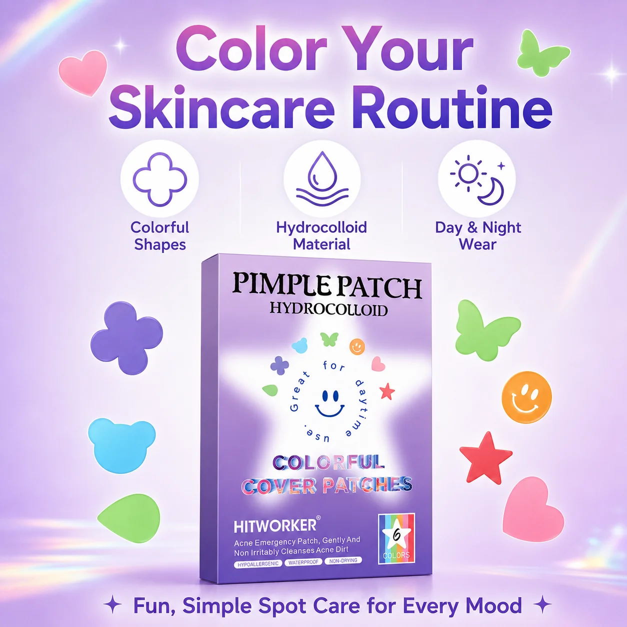 72 Patchs Hydrocolloïdes Color - Face Oil avis et prix