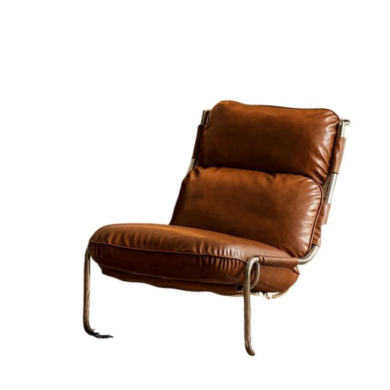 

Balcony living room recliner simple leisure chair backrest rocking chair lazy sofa