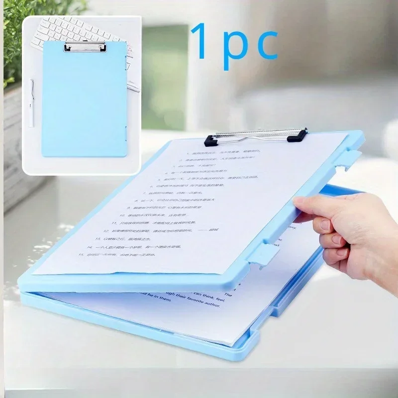 A4 Board with Folder Clip Folder Organizer Box Office Supplies Mat Board Clipboard Fresh Exam File Information Booklet