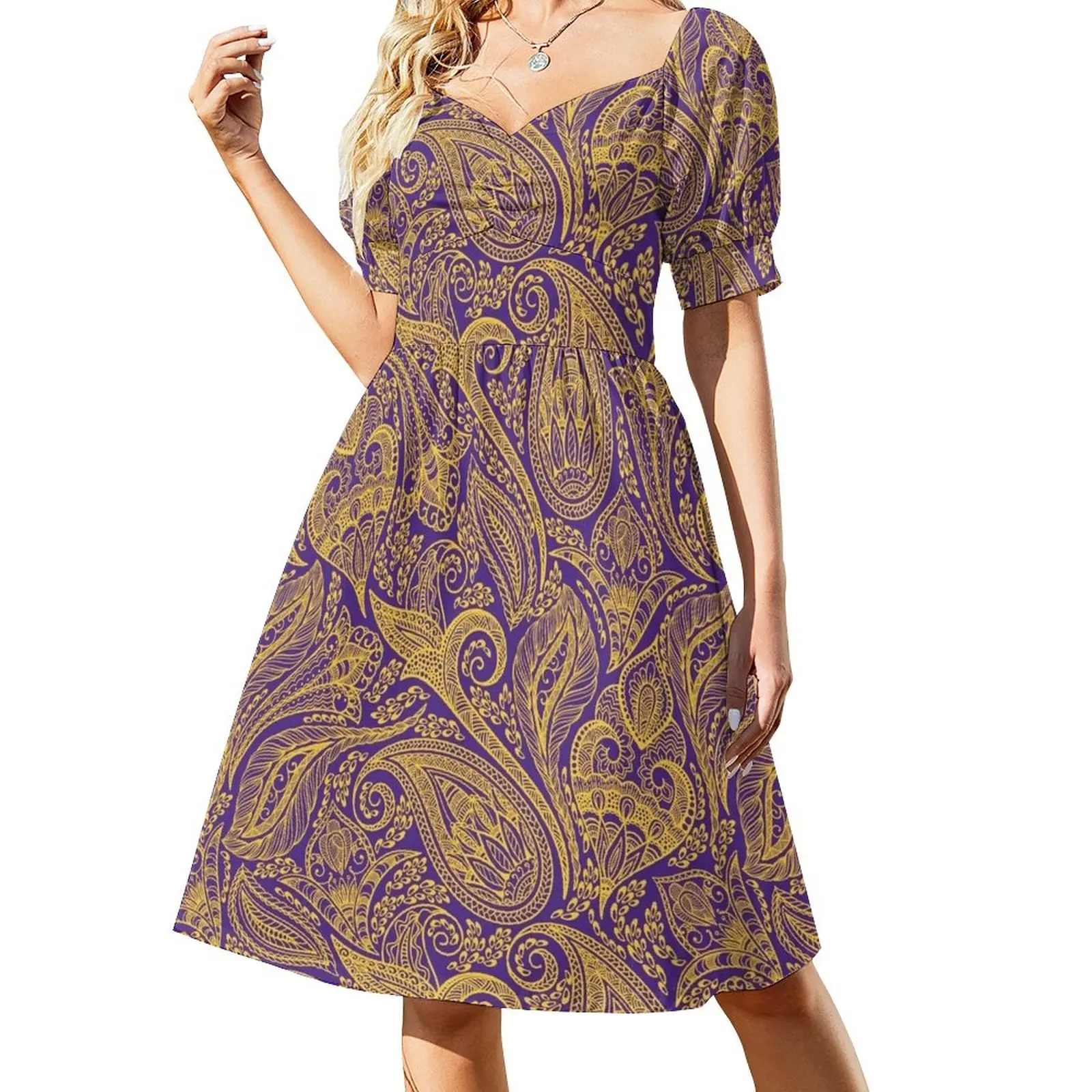 Baton Rouge - Indian Paisley Dress cute dress Dress woman Woman clothes