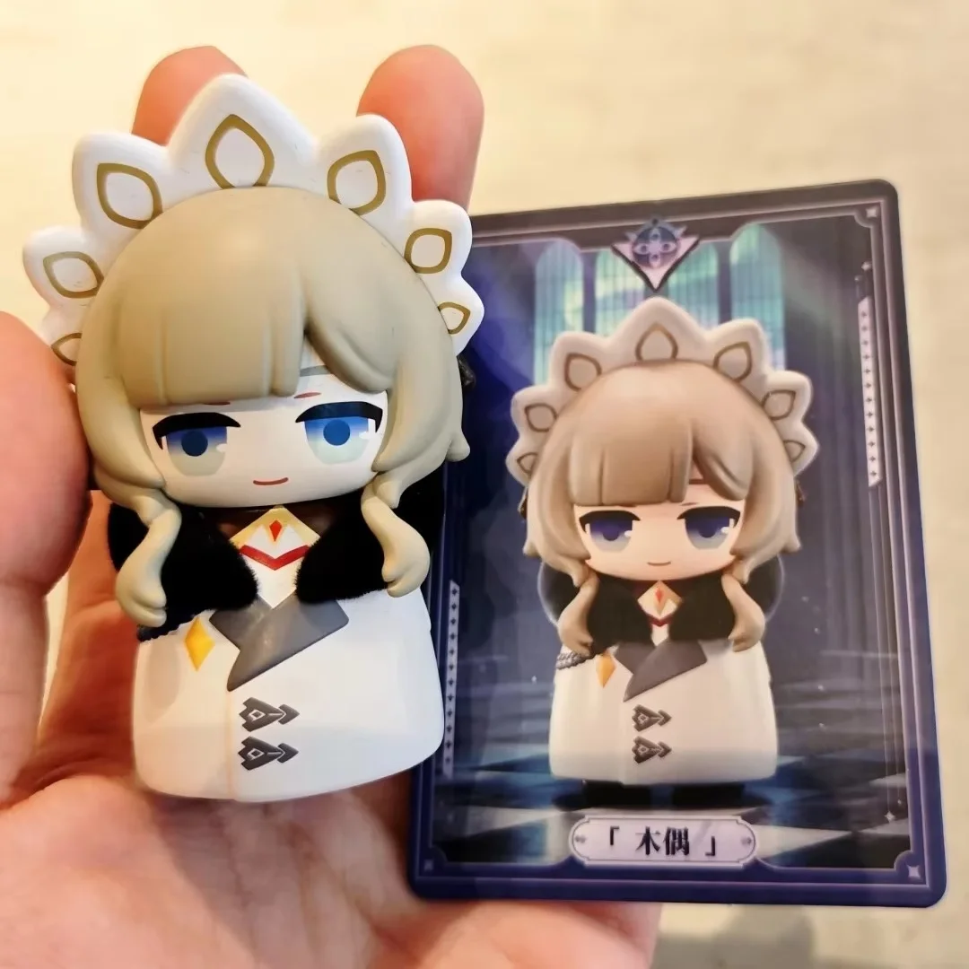 Genuine Stock Genshin Impact Fatui Harbinger Series Trendy Blind Box Toys Q Version Desktop Decoration Surprise Gift