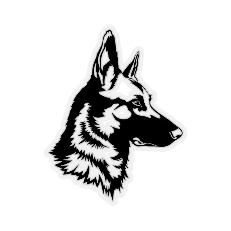 Belgian Malinois Profile Stickers/ Maligator Dog Gift Car Products Stylish, Sticker Decals Decoration PVC Exterior Parts Cute,