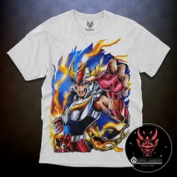Kurogane Ikki T-shirt Saint Seiy,knights of the zodiac,manga,anime,shun,shiryu