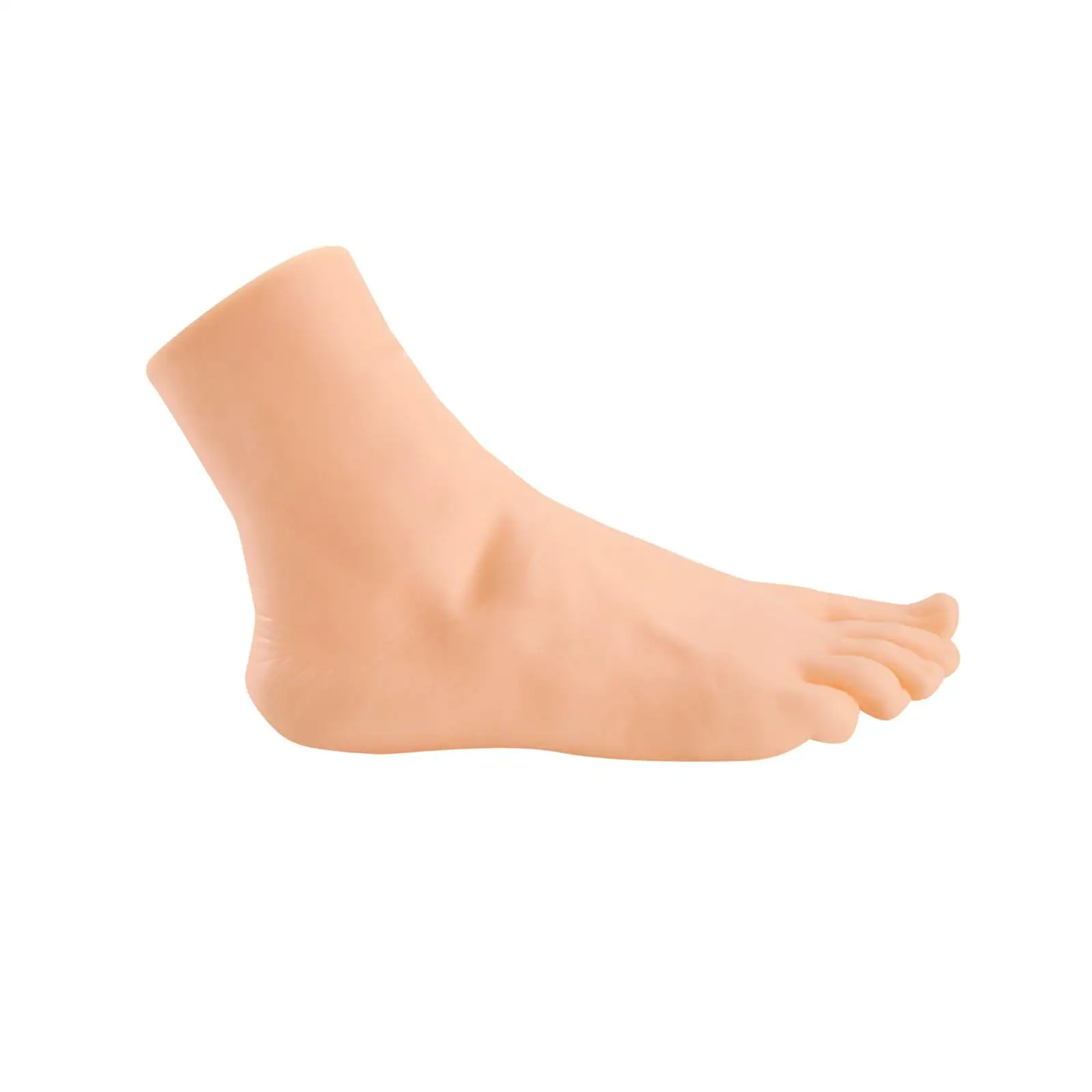 Mannequin Feet Flexible Vinyl Foot Model Display Stand for Shoe Jewelry Sock Store Showcase Props