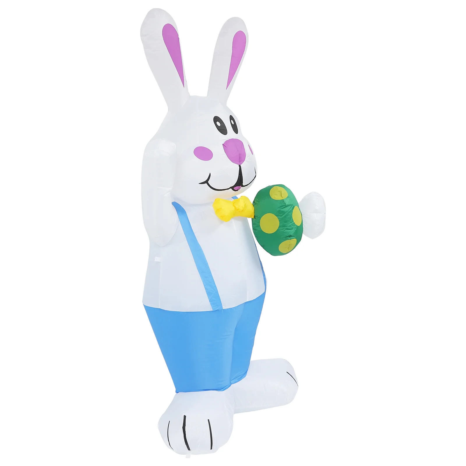 

1 Set Luminous Easter Rabbit Decoration Garden Inflatable Bunny Model (EU Plug) Inflatable Model Easter Bunny Model