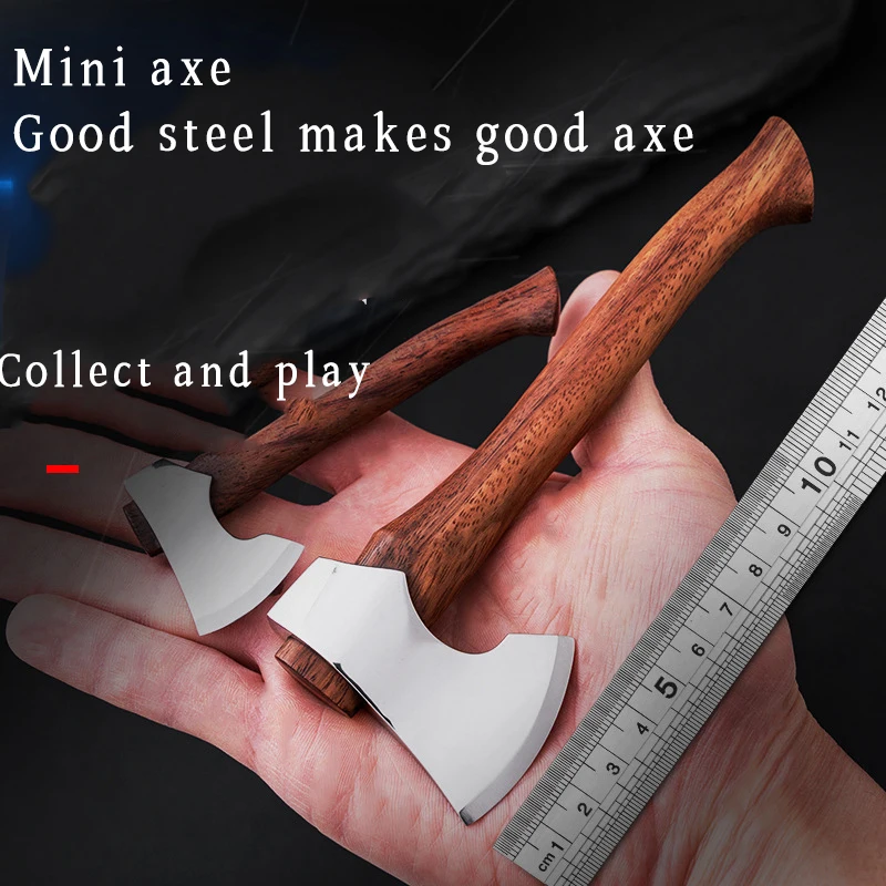 Multifunctional axe dismantling express tool sharp axe field mountaineering axe mini small axe play collection gift axe