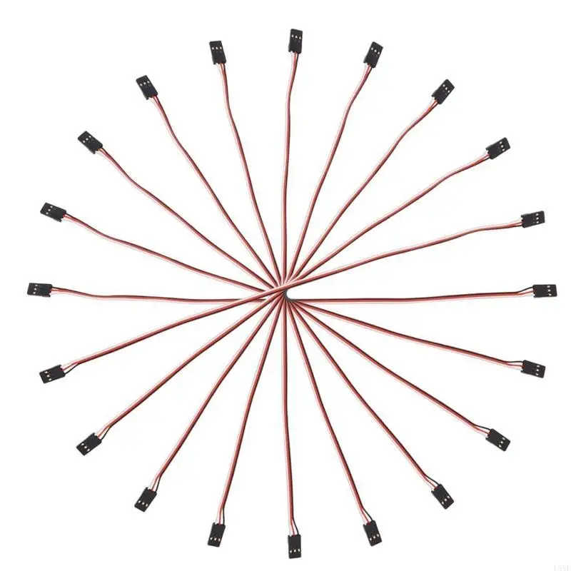 

L5YF 10pcs 10cm Quadcopter Extension Servo Futaba Male To Male Wire Cable RC
