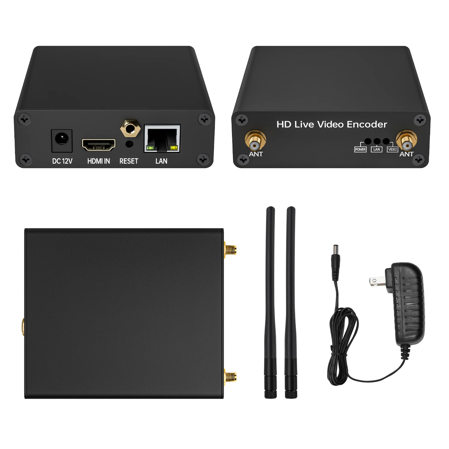 

H.265 HEVC H.264 WIFI Live Streaming IPTV Transmitter RTSP SRT HDMI Video Capture Card Box Encoder