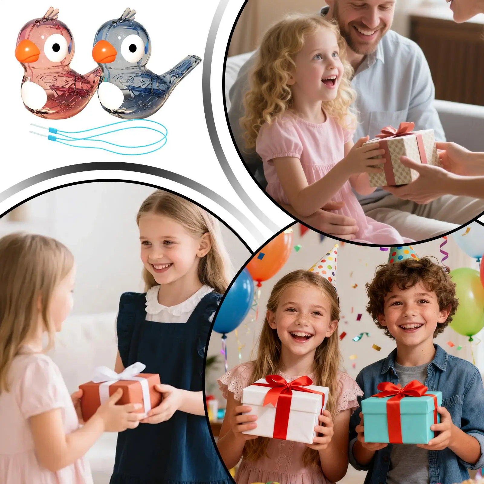 子供用鳥笛-小さな音楽玩具-鳥の鳴き声笛-男の子-女の子-就学前児童-誕生日-ホリデー-教室用