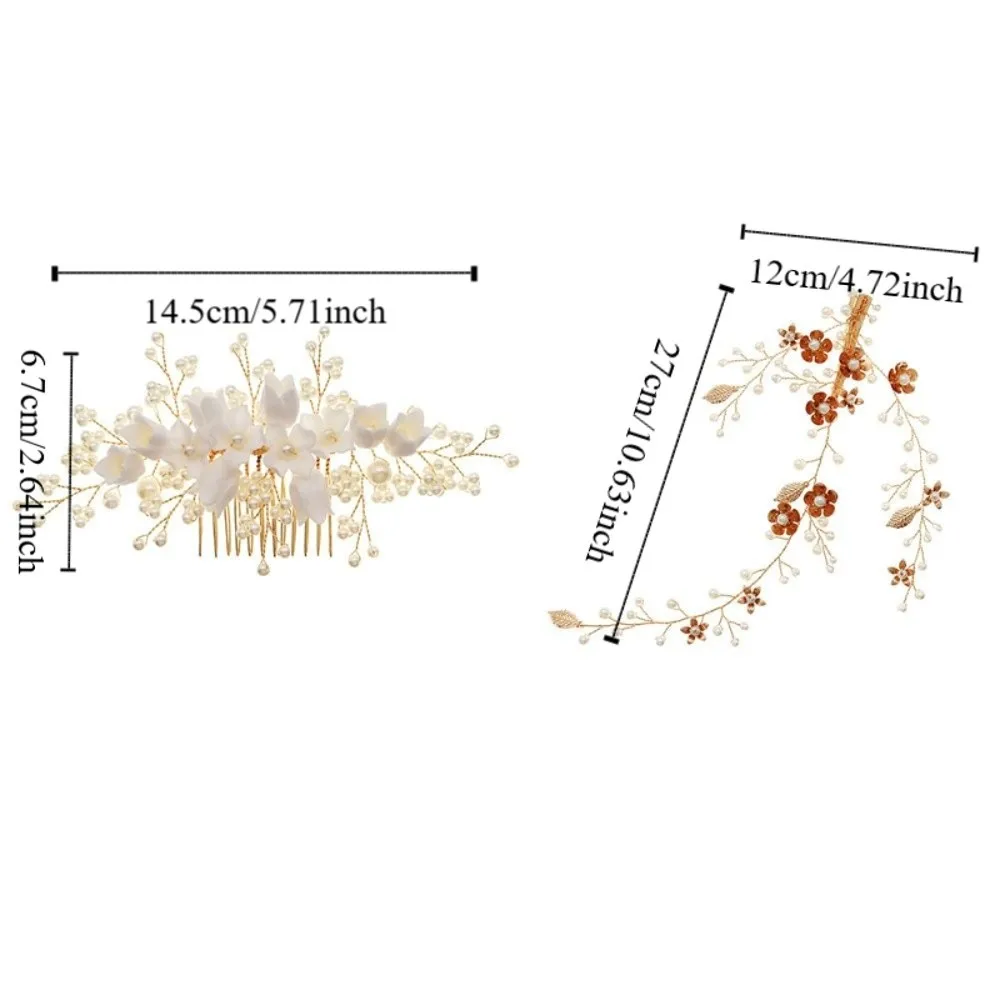الفاخرة حجر الراين الزفاف عقال تألق الذهب/الفضة زهرة الشعر مشط خفيفة الوزن ورقة شكل حفل زفاف تيارا #6