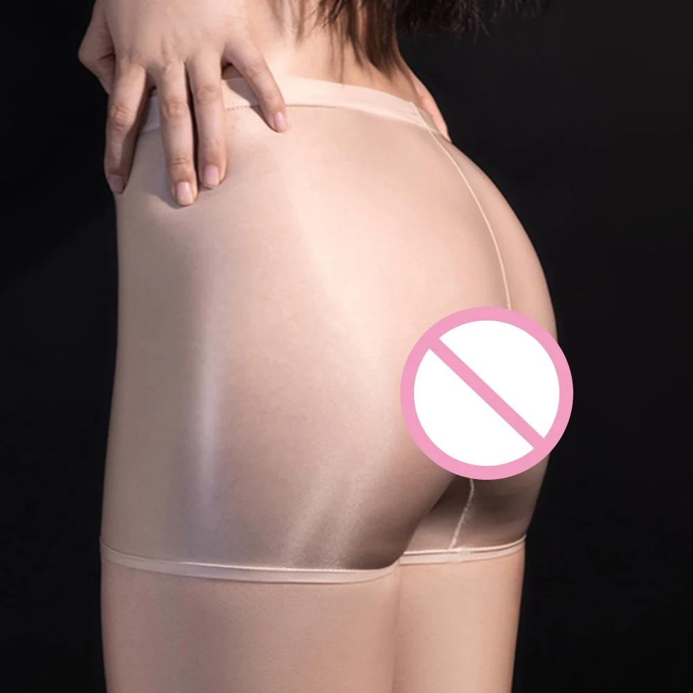 سراويل الملاكم النسائية الشفافة، ملابس داخلية حريرية ناعمة للغاية، سراويل داخلية مرنة بدون خياطة، سراويل قصيرة للسيدات #2