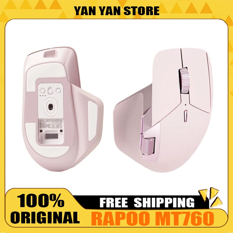 

Rapoo MT760 Office Mouse Protophase 3220 High Performance 500mAh Wireless Mouse Acceleration 10G 4000DPI 30IPS Pc Accessories