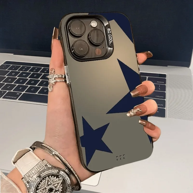 Funda de teléfono IMD para Samsung S25, fundas Galaxy S24 Ultra S23 FE S22 Plus A16 A26 A36 A56 A55 A54 A53 A25, funda con estampado de leopardo y estrellas
