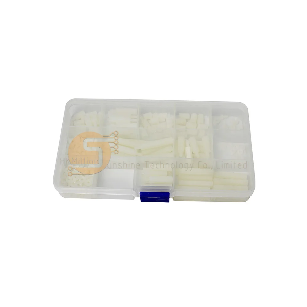 210PCS Raspberry Pi 3/3B/4 Screw Kit - M2 M3 Nylon Plastic Standoffs, Screws & Nuts Set with Screwdriver + Storage Box