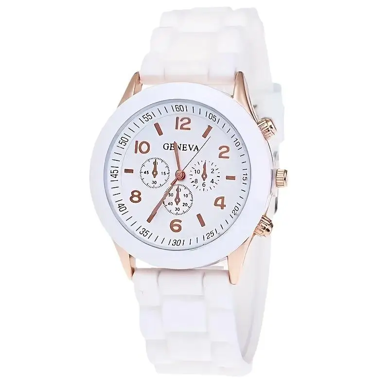 Live new Ms. Korean version of the senior sense of quartz watch simple classic imitation leather strap watch female set