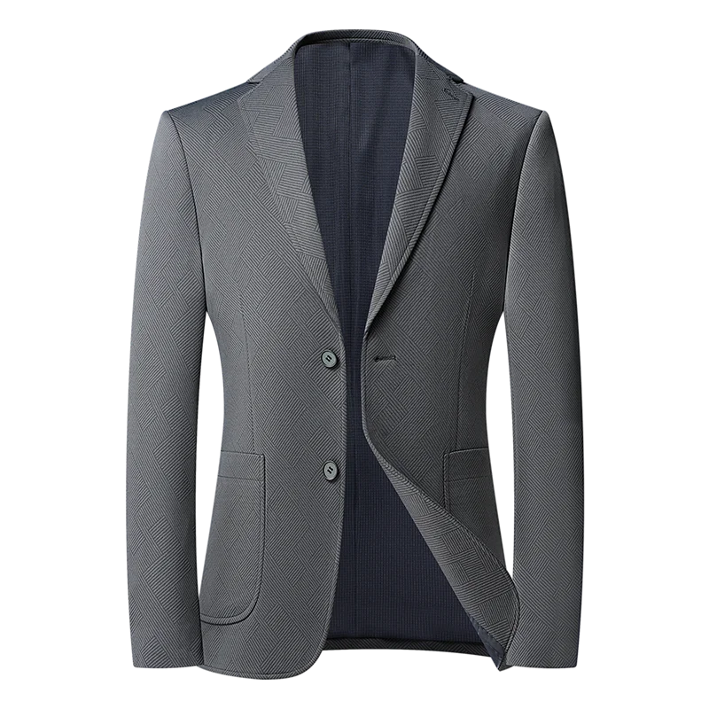 

Blazer's New Men's Fashionable Business Wedding Banquet Casual Hosting Dress Showcases A High-end Middle-aged Gentleman Blazer