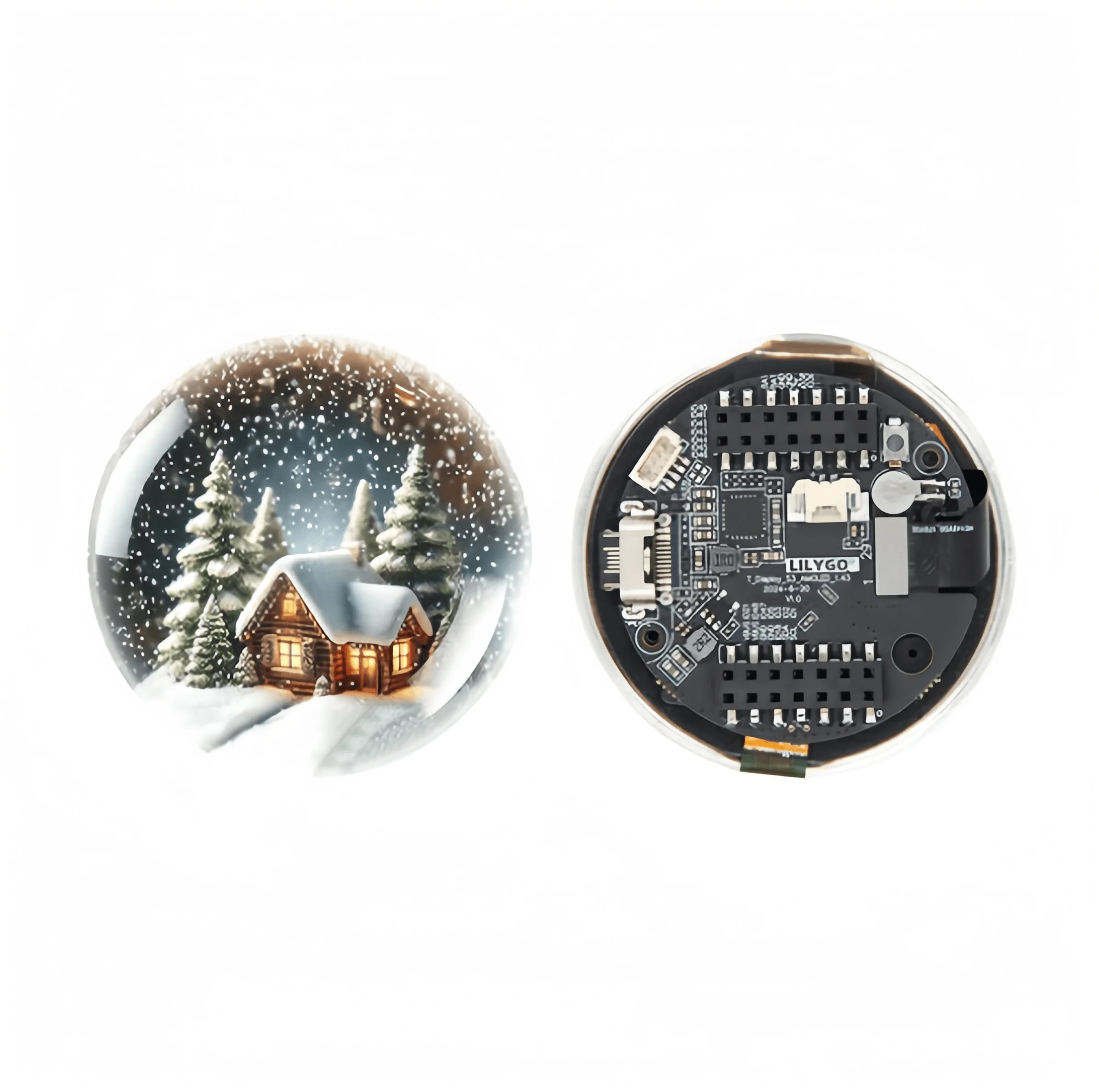LILYGO® T-Display-S3 ESP32-S3 Touch 1.43-inch AMOLED Module with SD Card Support
