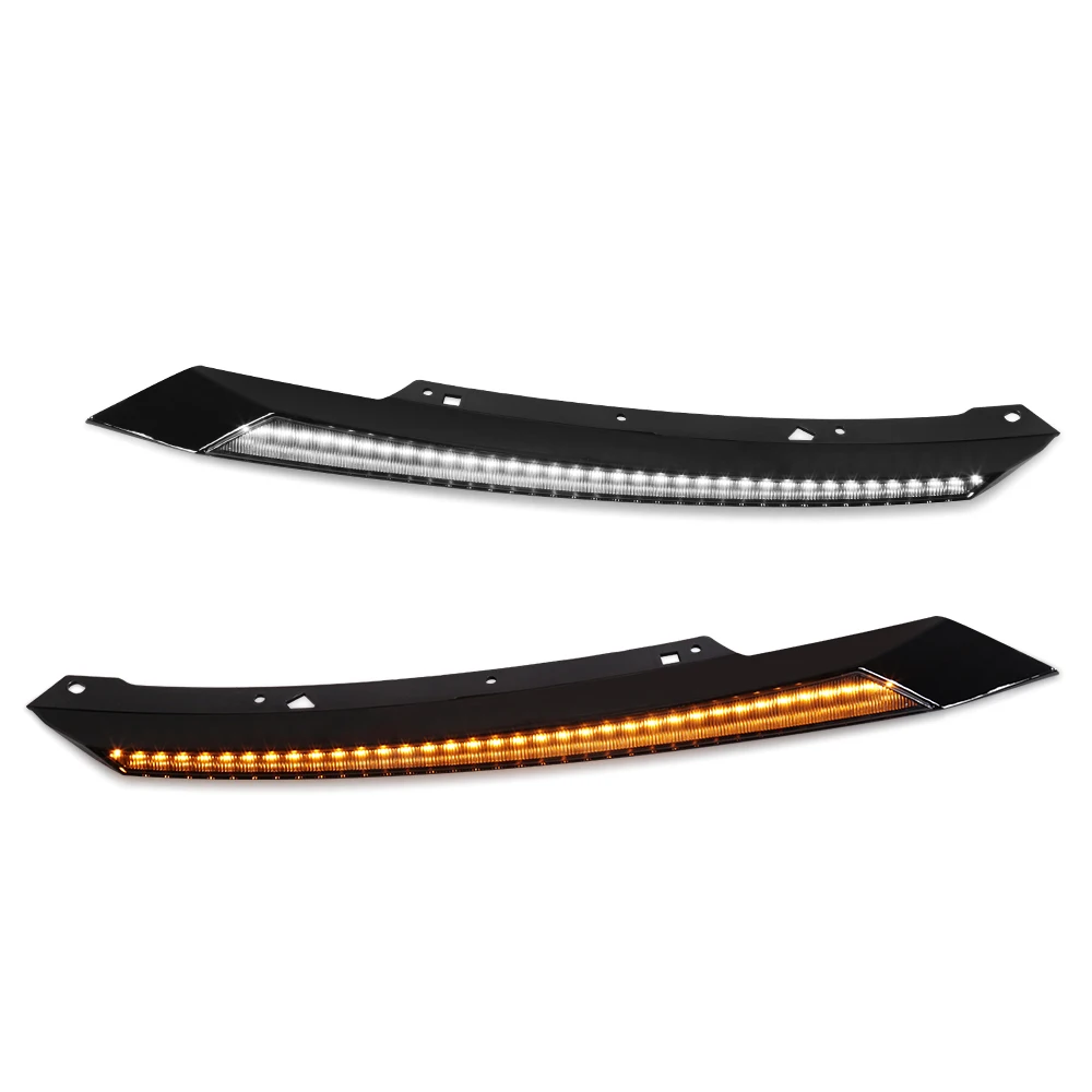 Car LED DRL Fog Lamp For Honda Civic 2016 2017 2018 2019 2020 Front Bumper Turn Signal Daytime Running Light Car Accessories 12V