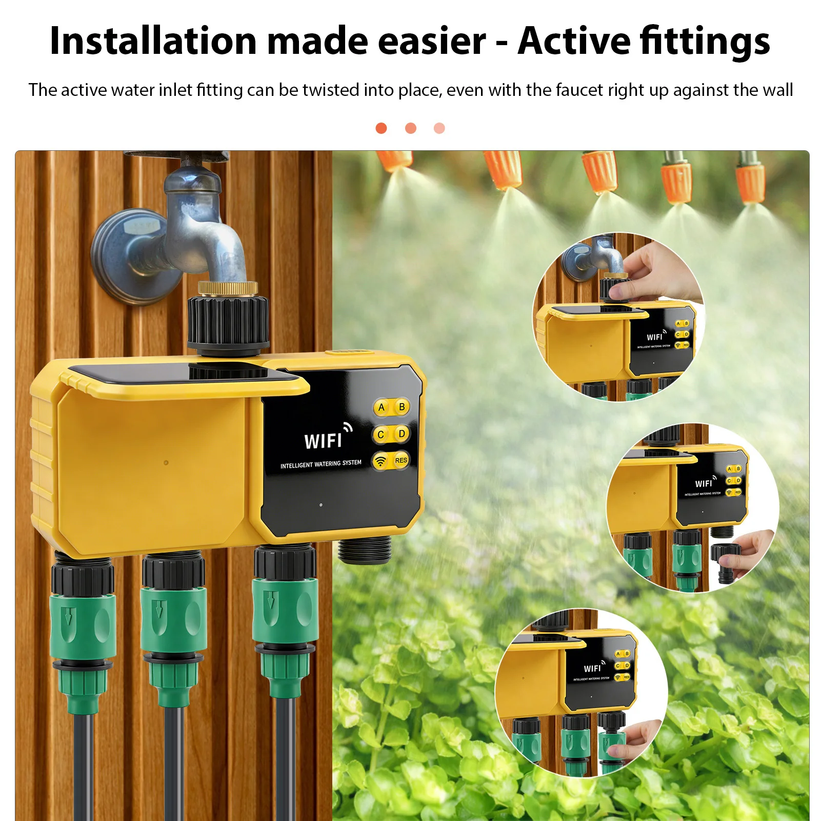 4 Zone Solar WiFi Irrigation T - đánh giá và giá Smart Garden Zone
