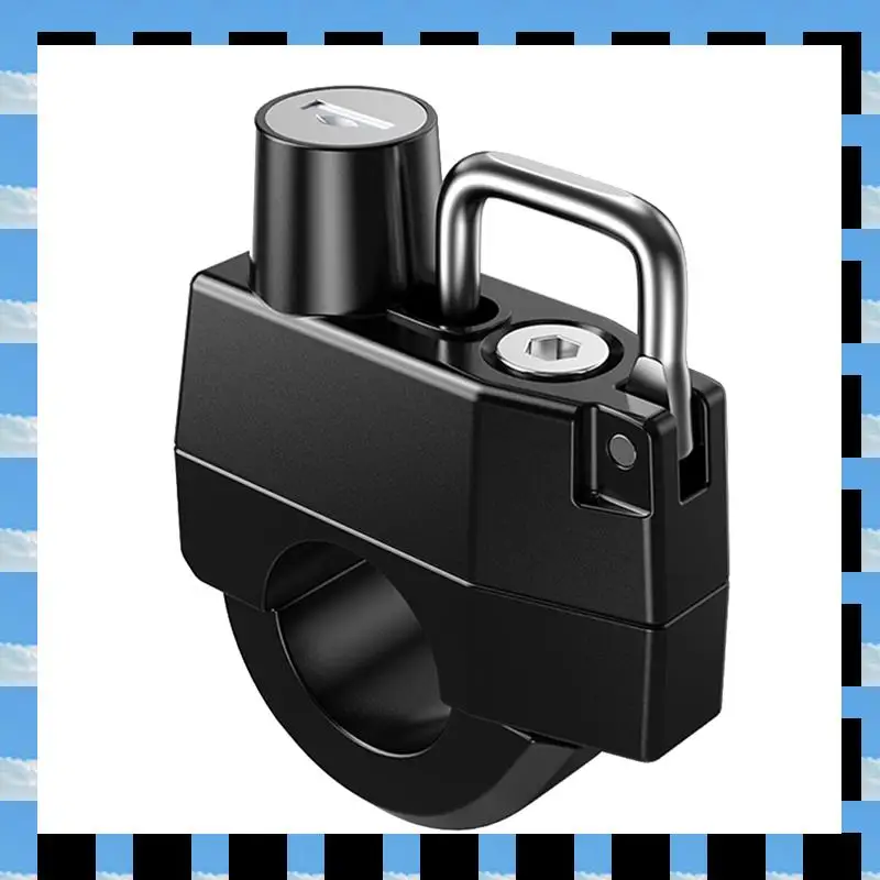 

ABME замок для мотоциклетного шлема портативная противоугонная безопасность для блокировки руля велосипедного оборудования