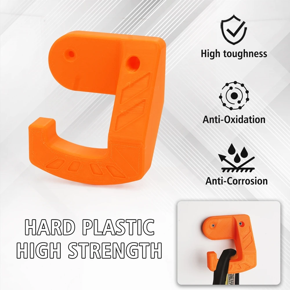 1/2PCS Kettensäge Wand Montage Halterung Gartenarbeit Werkzeug Doppel Haken Halterung Kettensäge Wand Befestigungs Halterung Hardware Zubehör
