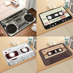 Retro Tape Door Mats Dust Proof Antiskid Dirt Resistant Foot Home Door Door Anti Fading Carpet Antibacterial Door Floor Cover