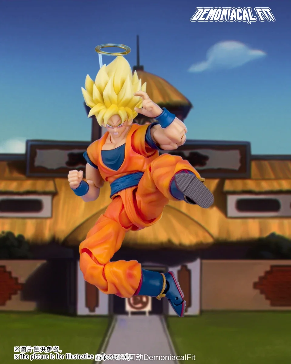 Auf Lager Super Saiyajin Goku Action Figure Demoniacal Fit Dragon Ball 3,0 Körper Figur Sammeln Schreibtisch Dekor Modell Spielzeug Geschenke