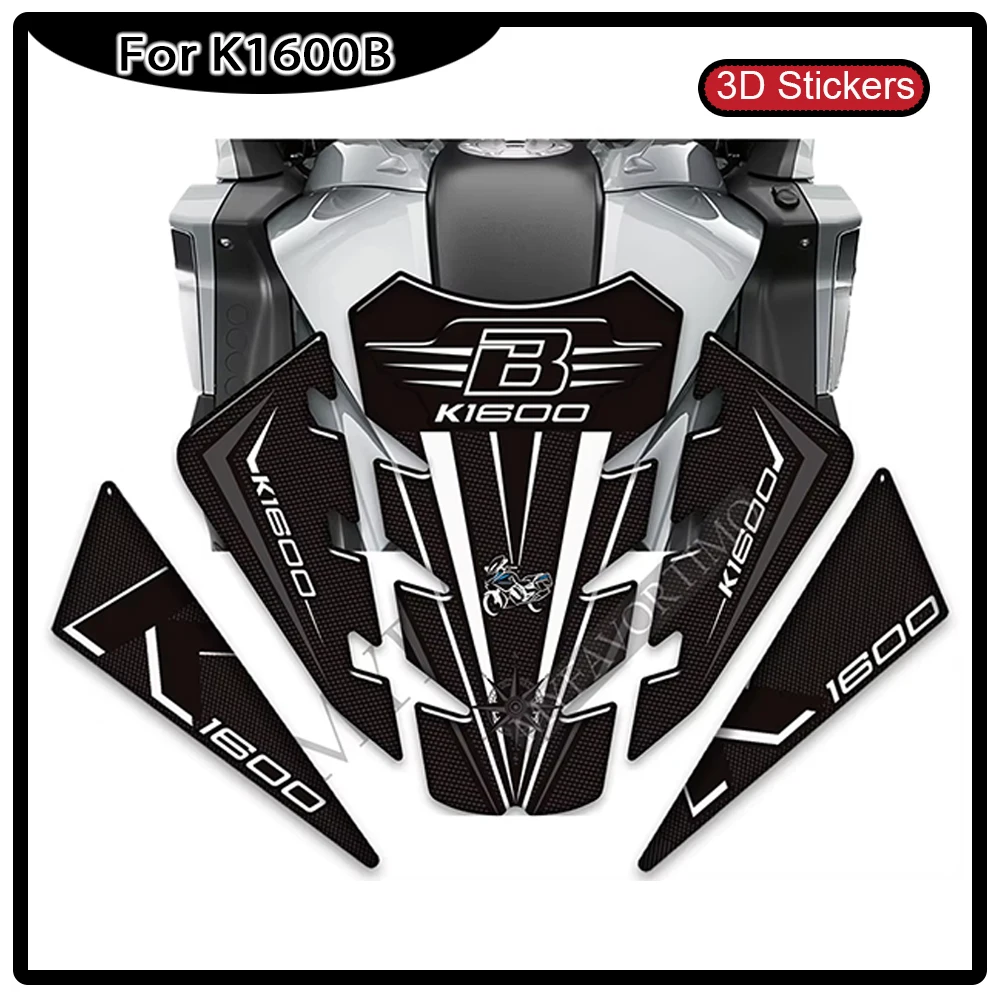 

For BMW K1600B K1600 K 1600 B Motorcycle Tank Pad Side Grip Gas Fuel Oil Knee Fairing Fender Protector Stickers Decals