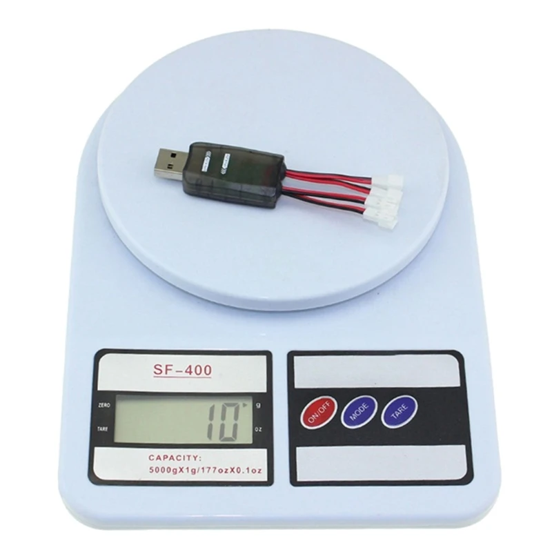 شاحن USB للبطارية 4CH لخلايا Lipos وLiHV 1S، أربعة مخرجات مستقلة مع مؤشرات حالة LED واضحة