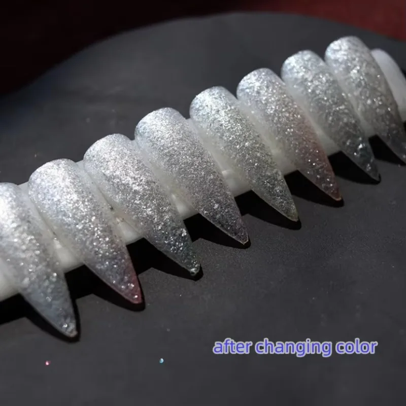 YTYIN الحرارية بريق السائبة بالجملة التي تنشيط درجة الحرارة الحرارية اللون تغيير بريق مسحوق للأظافر الجسم Craft #3