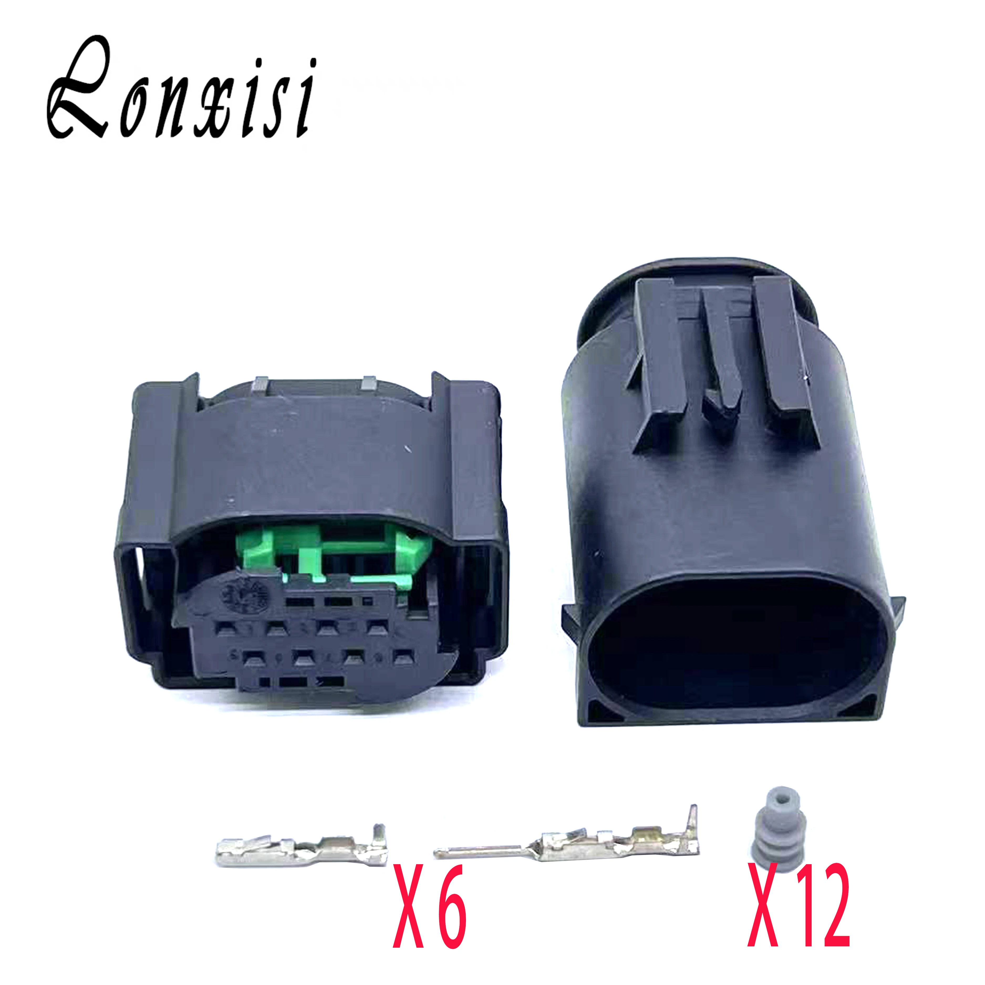 

1/5/10/20 Sets 8 Pin 1-1418552-1 1-1534229-1 Reverse Sensor Radar Cable Male Female Socket Connector 4F0972708 For BMW BENZ