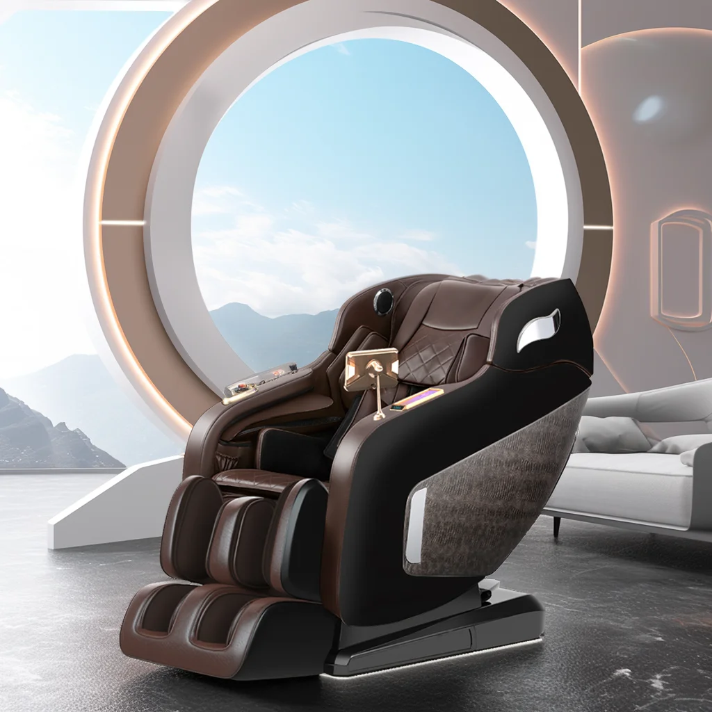 

Массажное кресло Yijie Hot Sell Zero Gravity OEM, портативное, складное, для всего тела, класса люкс, с 3D-шиацу, электрическим подогревом и SL-треком